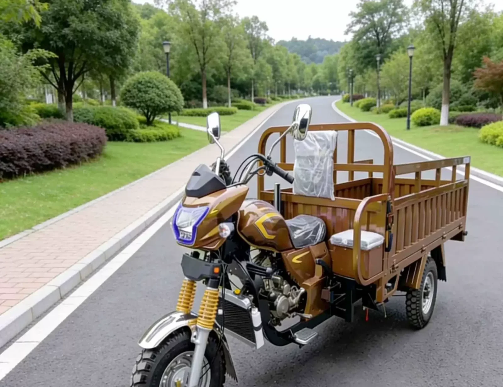 TRIVARO 350cc Cargo Trike 400kg Payload, 1 Seat — Model TRV-79835911