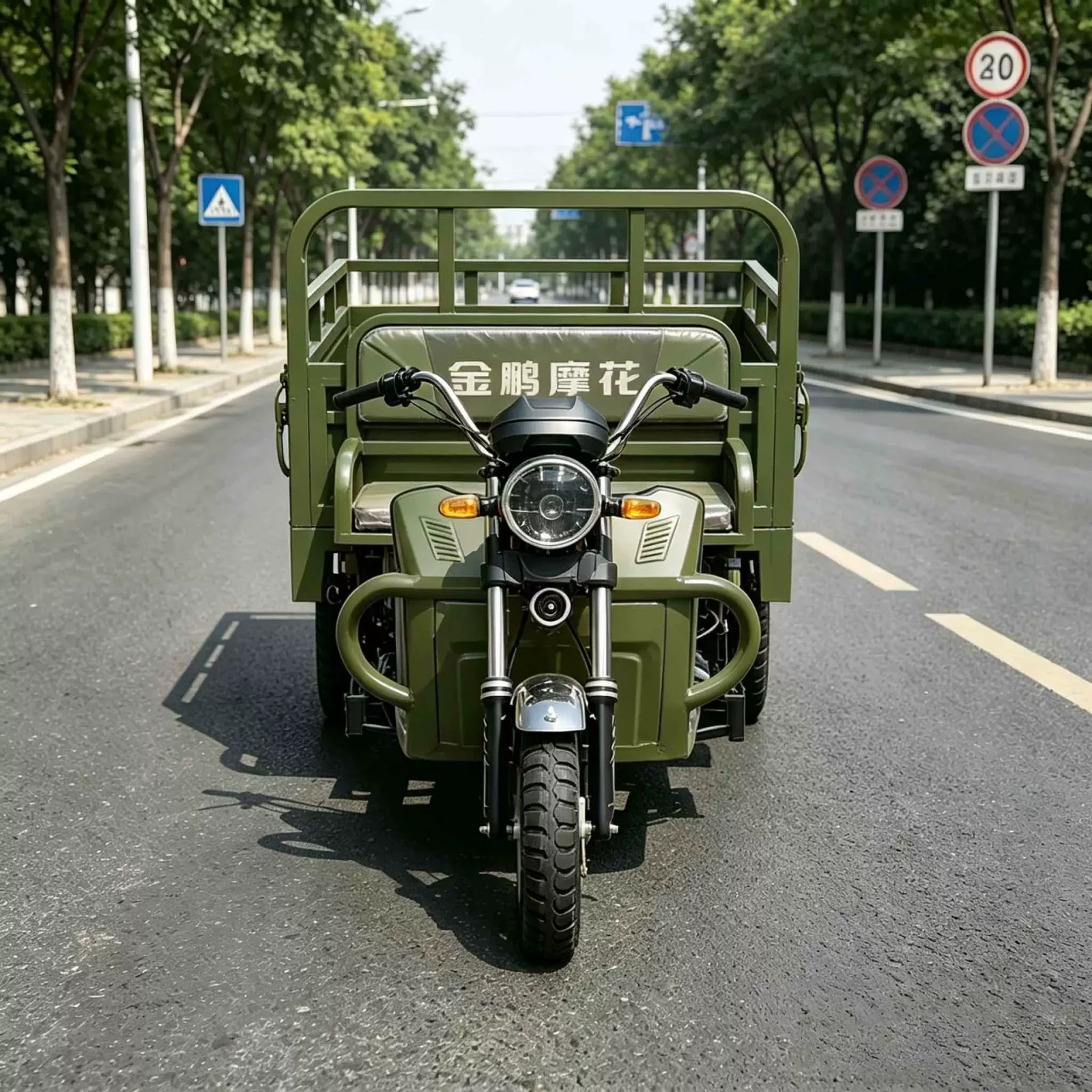 TRIVARO Fuel Cargo Trike for Export, 1 Seat — Model TRV-97083539