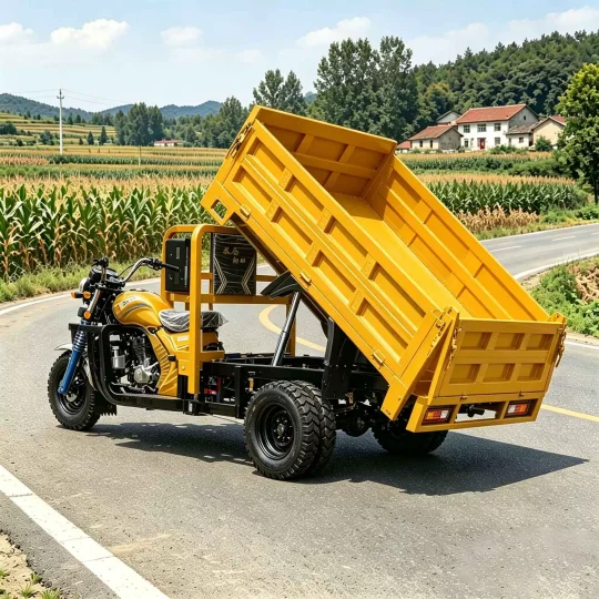 TRIVARO Fuel Cargo Trike Dump for Export, 1 Seat — Model VARIOUS