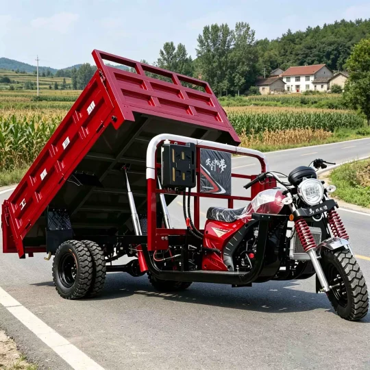 TRIVARO 150cc Cargo Trike Dump — Model 150-300