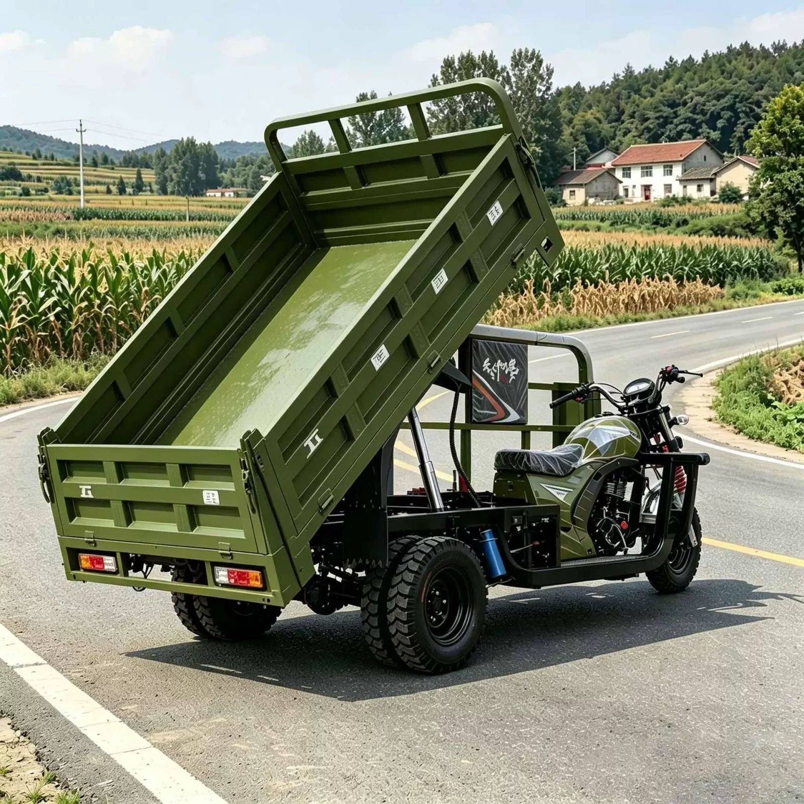 TRIVARO 200cc Cargo Trike 3000kg Payload, 1 Seat — Model GJ150ZH-2A