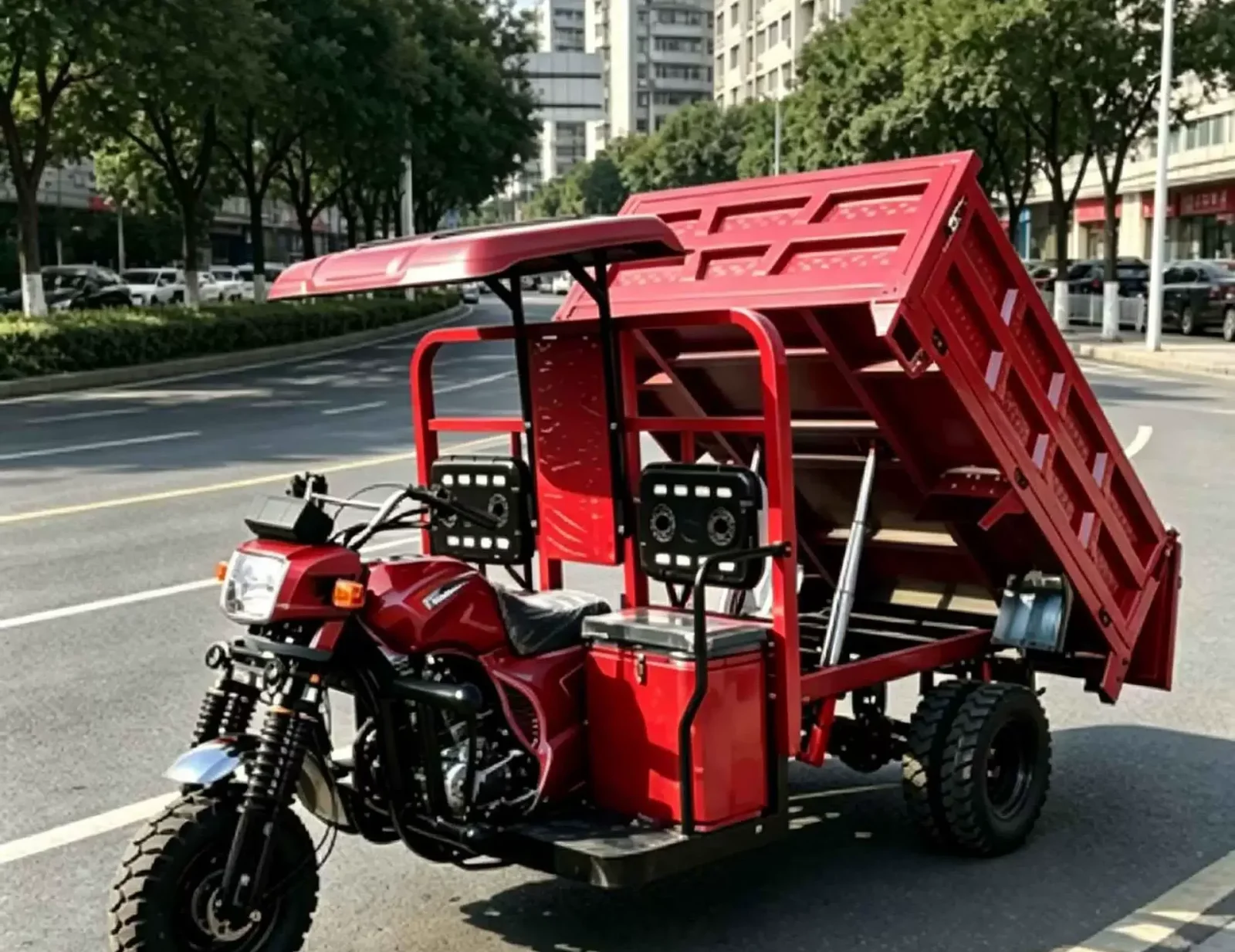 TRIVARO Fuel Cargo Trike Dump for Export, 1 Seat — Model TRV-86079235