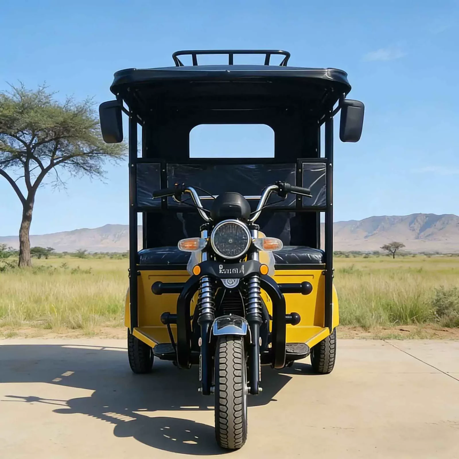 TRIVARO Fuel Passenger Trike for Export — Model JS150ZH-5D