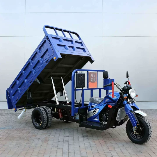 TRIVARO 350cc Cargo Trike Dump, 2000kg Payload, 1 Seat — Model 150-350