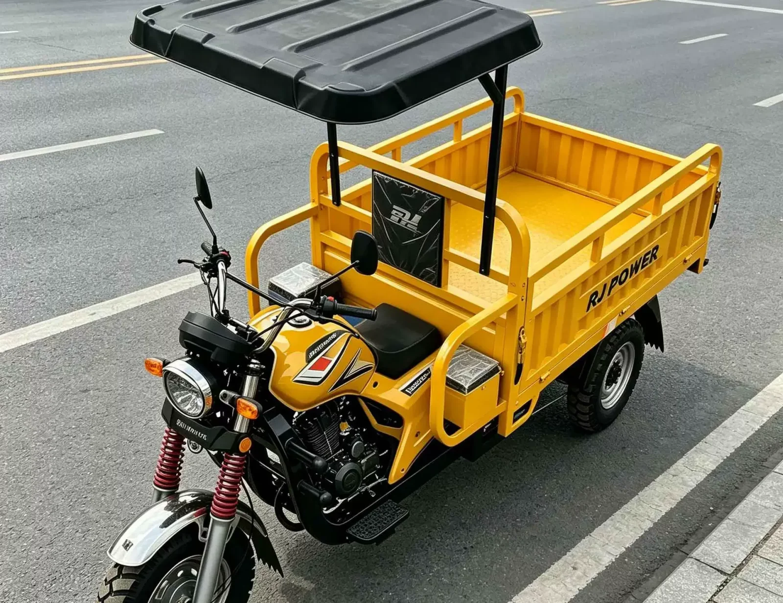 TRIVARO Fuel Cargo Trike Dump for Export, 1 Seat — Model AIR-COOLED-PRICE-150TYPE