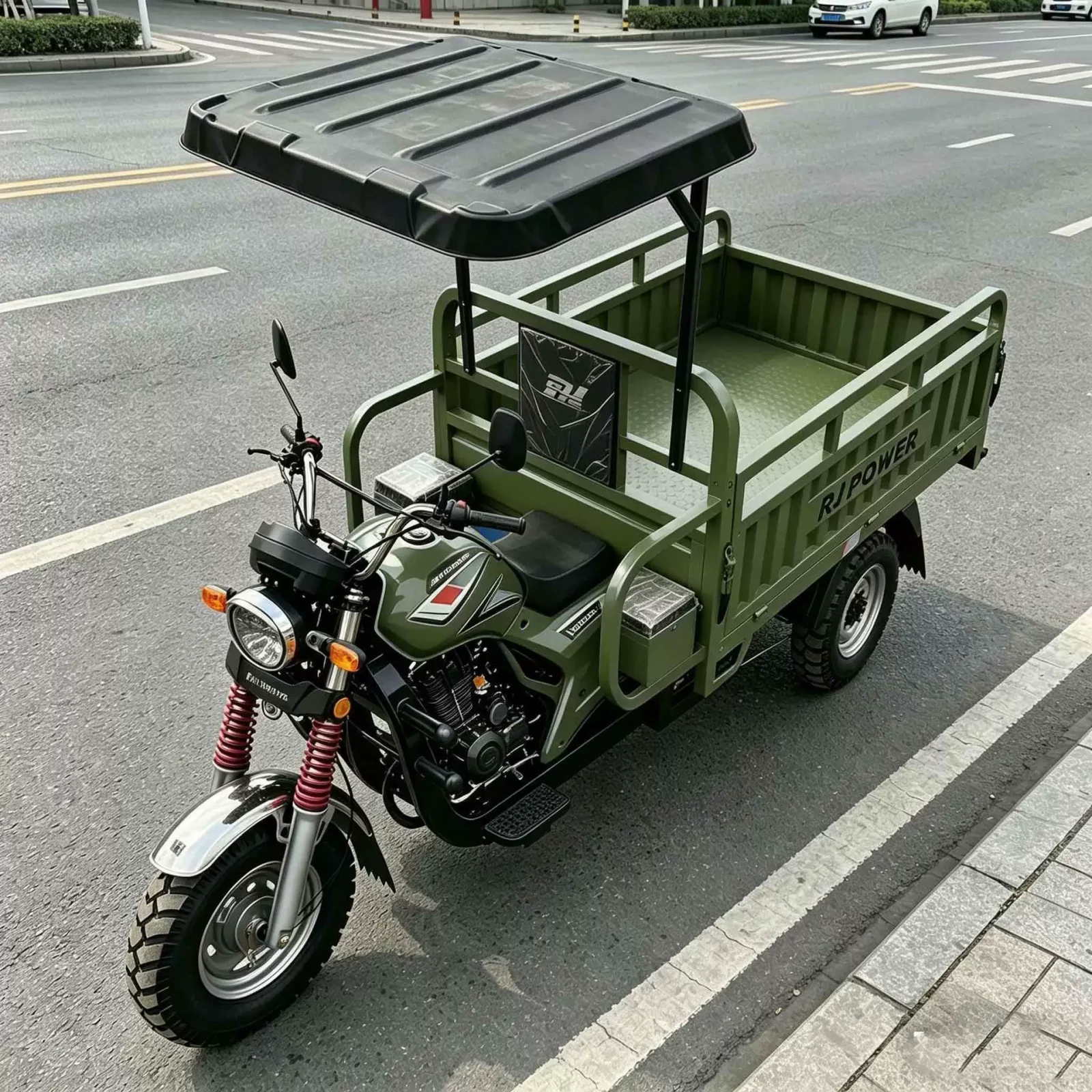 TRIVARO Fuel Cargo Trike for Export, 1 Seat — Model KV150ZH-B