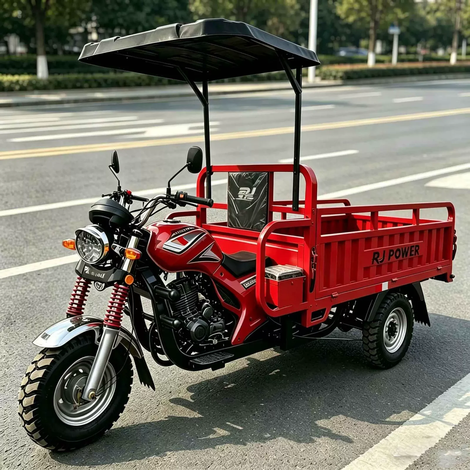 TRIVARO Fuel Cargo Trike for Export, 1 Seat — Model JS150ZH-5D