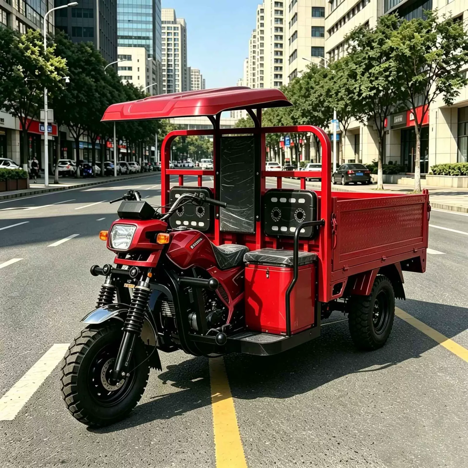 TRIVARO Fuel Cargo Trike for Export, 1 Seat — Model TRV-43558058