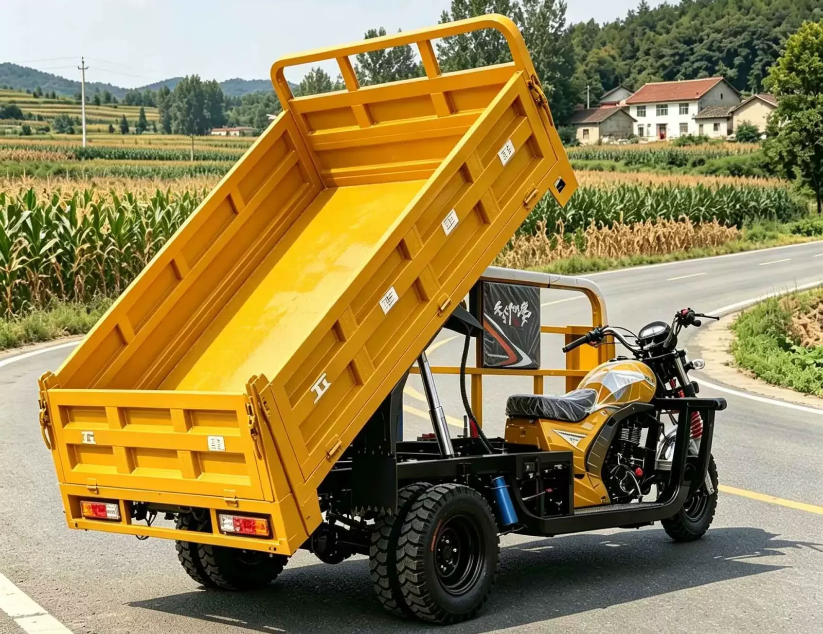 TRIVARO Fuel Cargo Trike Dump for Export, 1 Seat — Model TRV-54601601