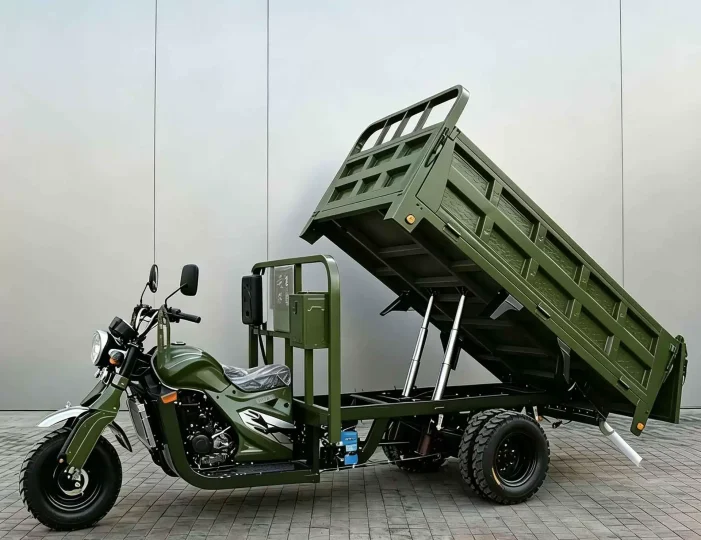 TRIVARO 200cc Cargo Trike Dump, 3000kg Payload, 1 Seat — Model GJ150ZH-2A