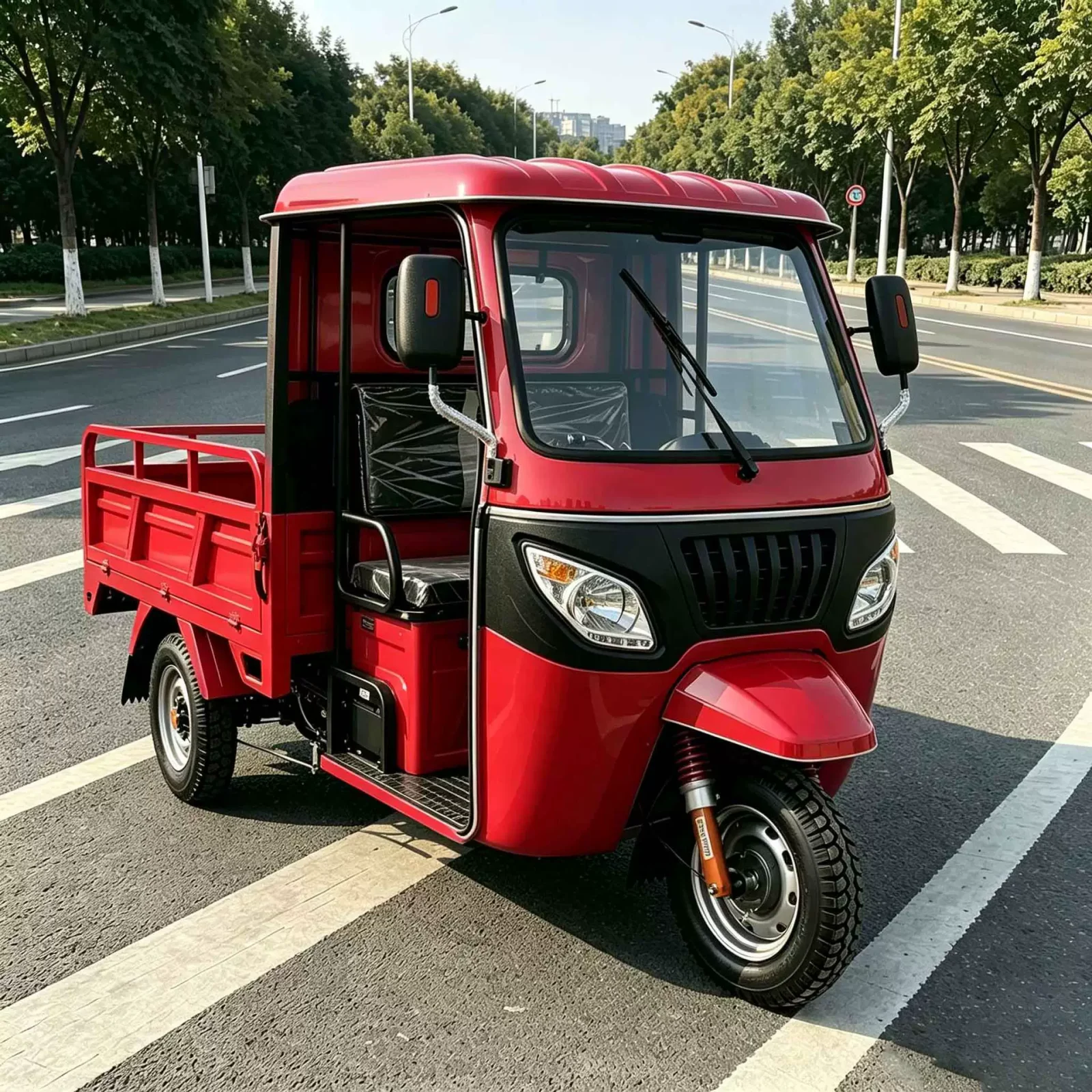 TRIVARO Fuel Passenger Trike for Export — Model CUSTOMIZATION-SUPPORTED