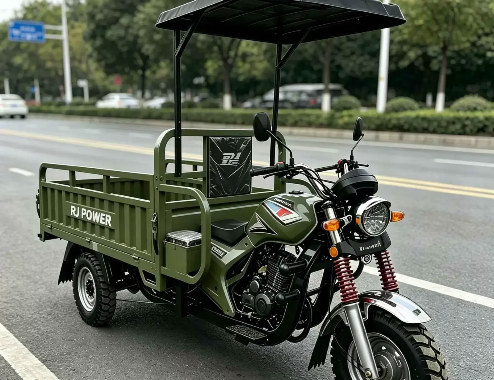 TRIVARO Fuel Cargo Trike Dump for Export, 1 Seat — Model TRV-30820382