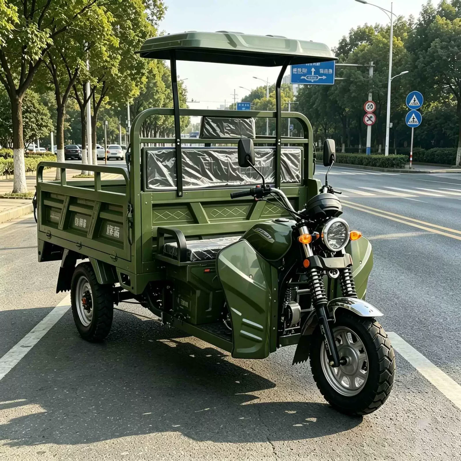 TRIVARO Fuel Passenger Trike for Export — Model TRV-82570728