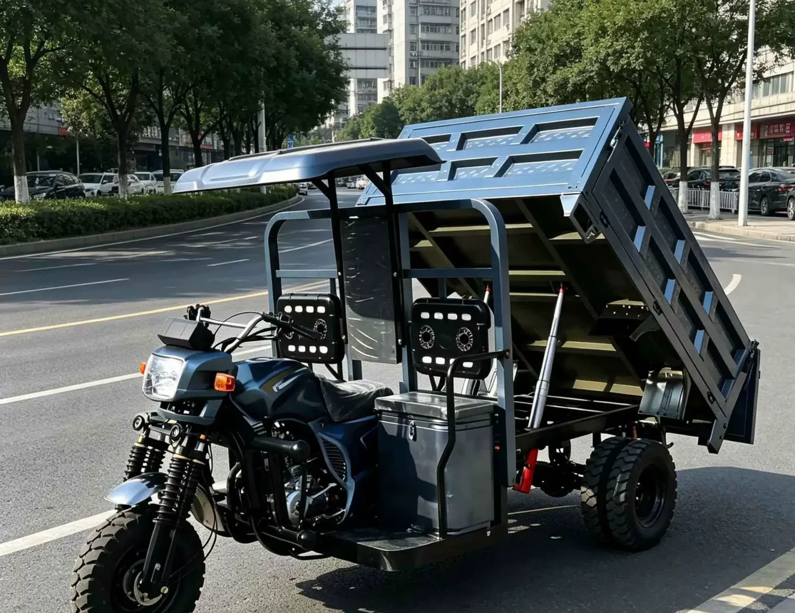 TRIVARO Fuel Cargo Trike Dump for Export, 1 Seat — Model TRV-61057364