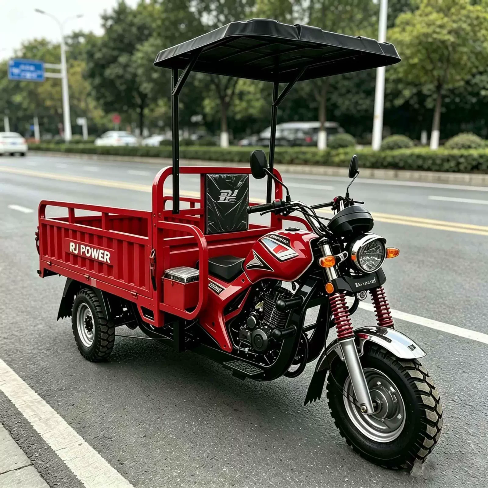 TRIVARO 150cc Cargo Trike Dump, 2000kg Payload — Model TRV-86092401