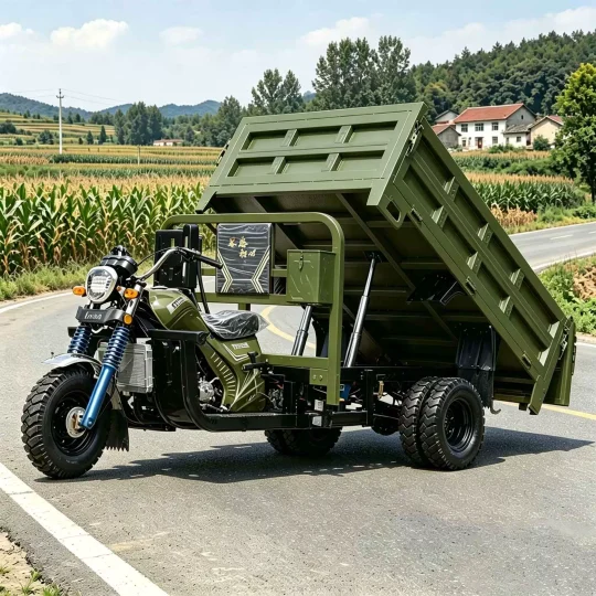 TRIVARO 175cc Cargo Trike Dump, 1500kg Payload — Model 175-200-250-300-350