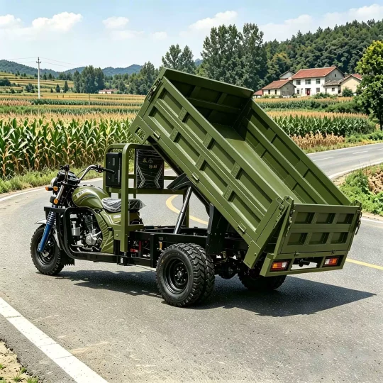 TRIVARO 300cc Cargo Trike Dump, 1 Seat — Model GJ150ZH-2A