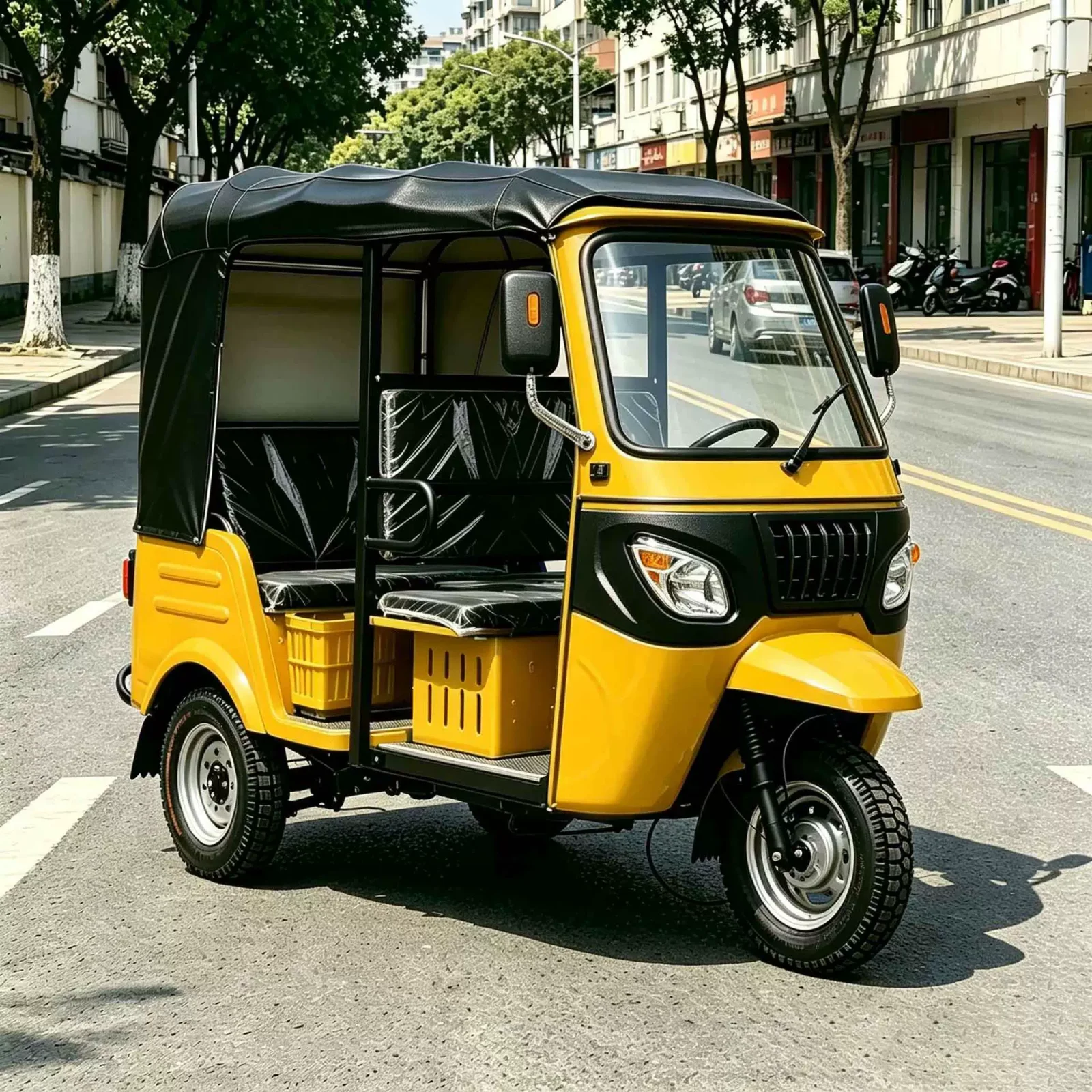 TRIVARO Fuel Passenger Trike for Export — Model TUK-TUK-PREPAYMENT