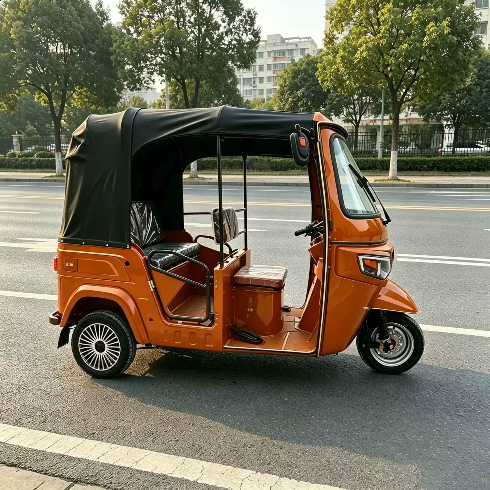 TRIVARO Fuel Passenger Trike for Export — Model TRV-69275025