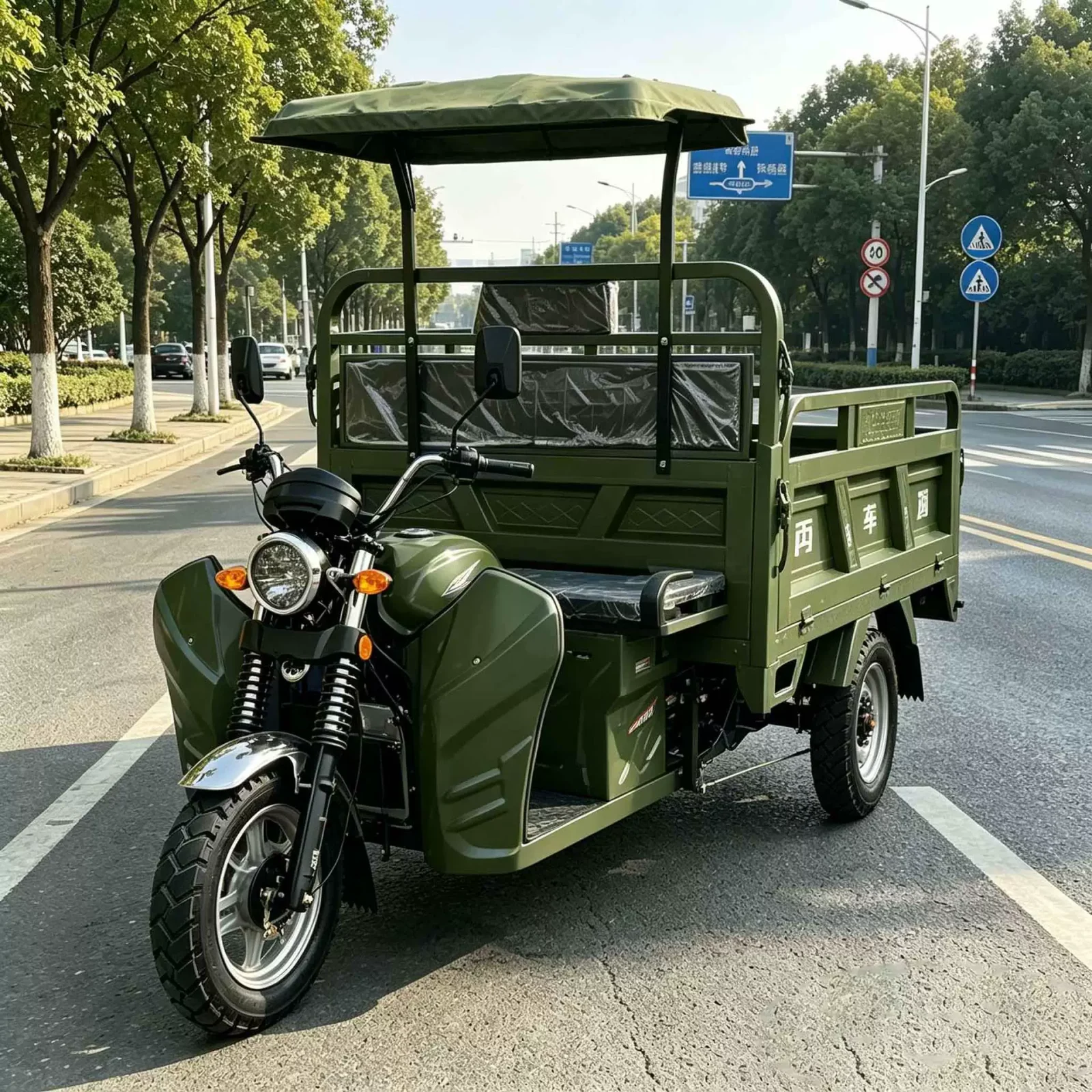 TRIVARO Fuel Cargo Trike for Export, 1 Seat — Model TRV-49580695