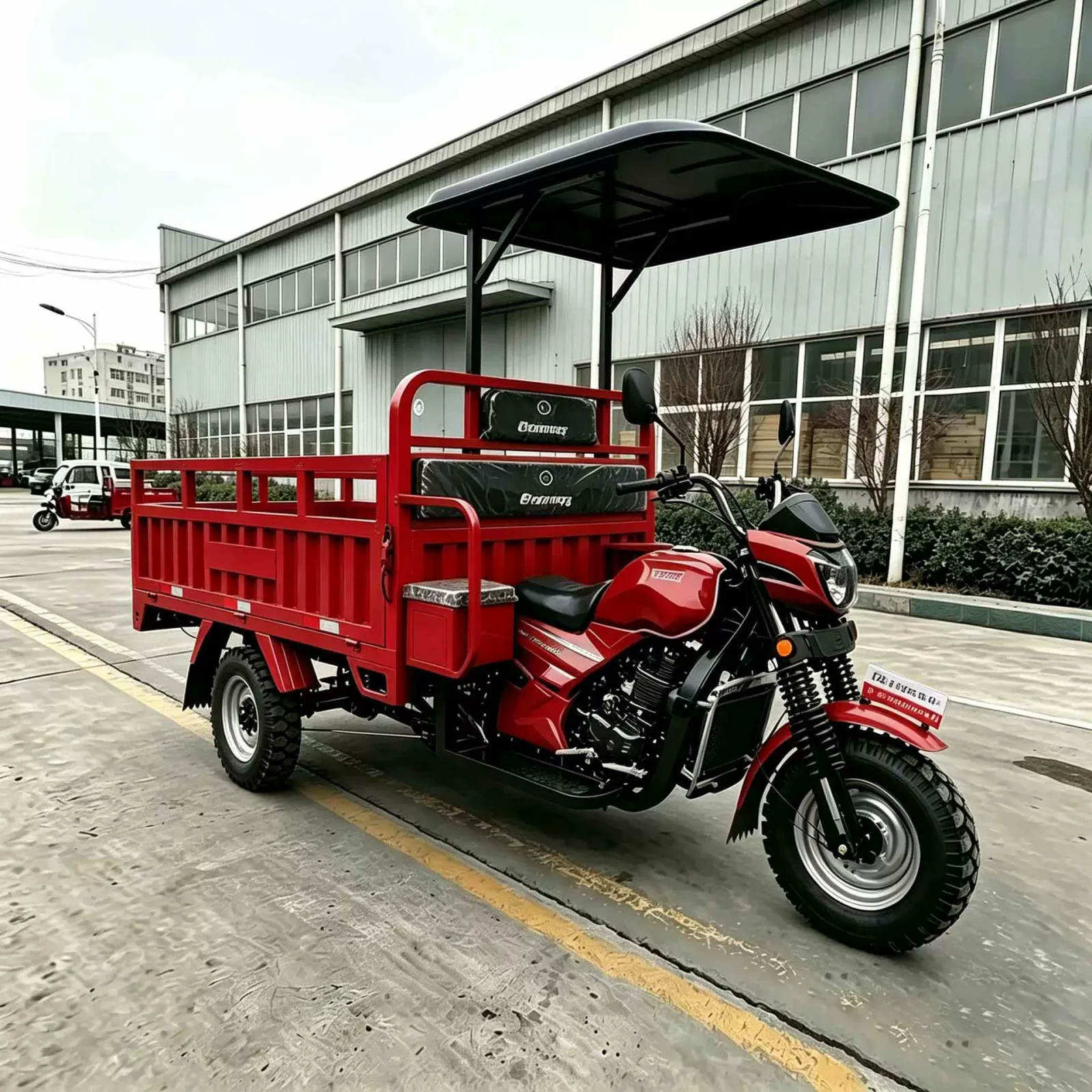 TRIVARO Fuel Cargo Trike for Export, 1 Seat — Model JS150ZH-5D