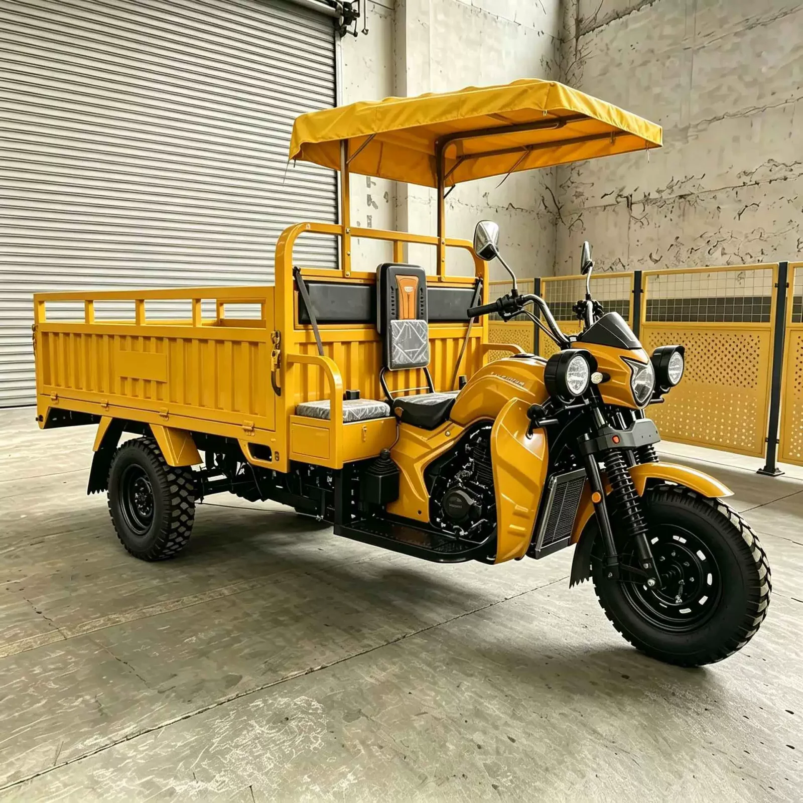TRIVARO Fuel Cargo Trike for Export, 1 Seat — Model 1TON-1-5TON-2TON