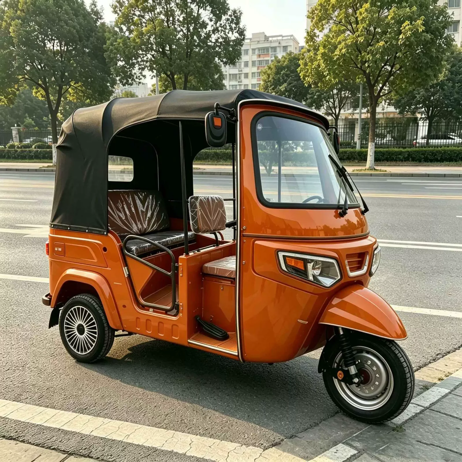 TRIVARO Fuel Passenger Trike for Export — Model TUK-TUK