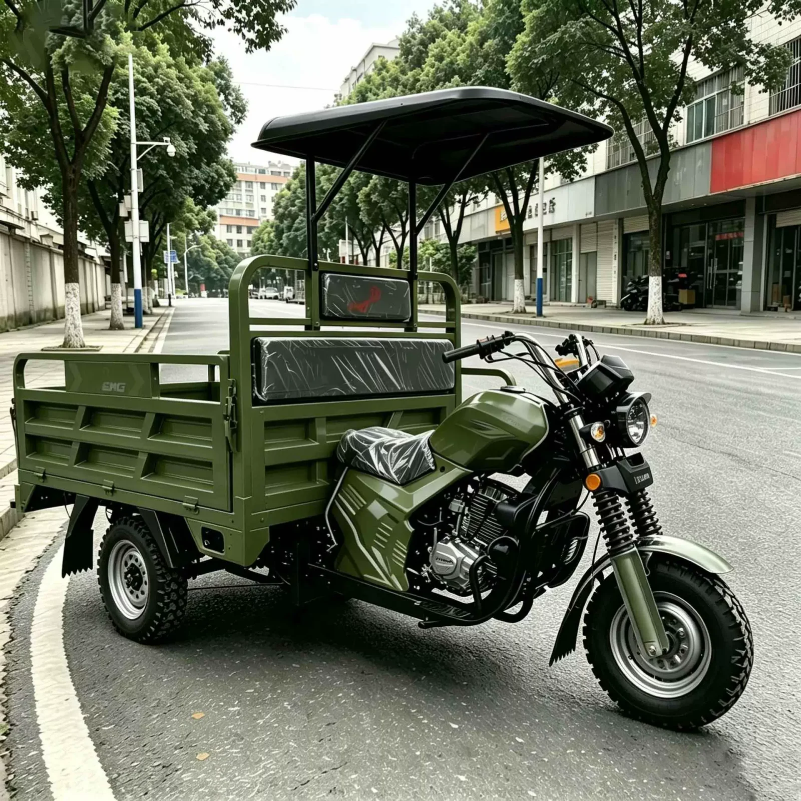 TRIVARO 200cc Cargo Trike for Export, 1 Seat — Model TRV-02706020