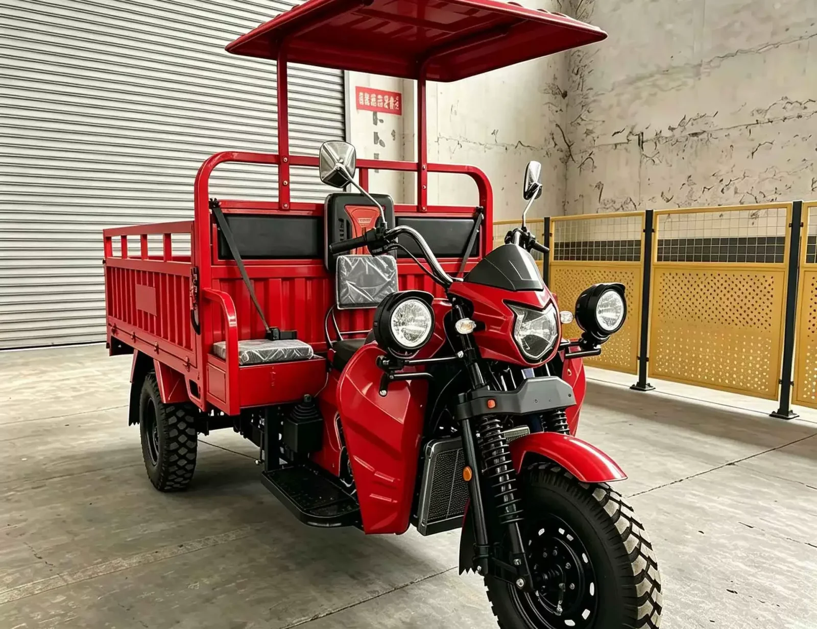 TRIVARO 200cc Cargo Trike for Export, 1 Seat — Model KV200ZH-B