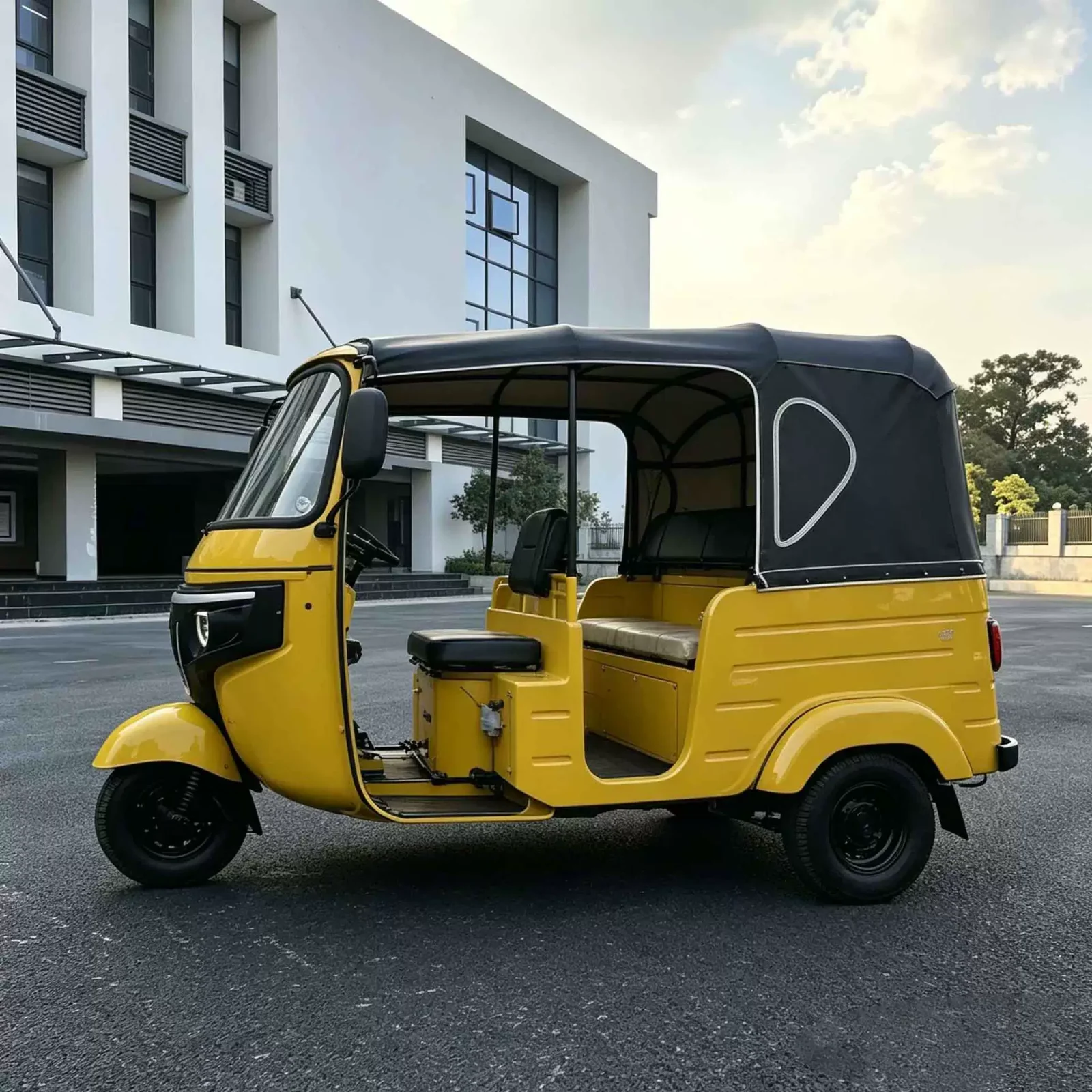 TRIVARO Electric Tricycle for Export, 1 Seat — Model MOTORCYCLE