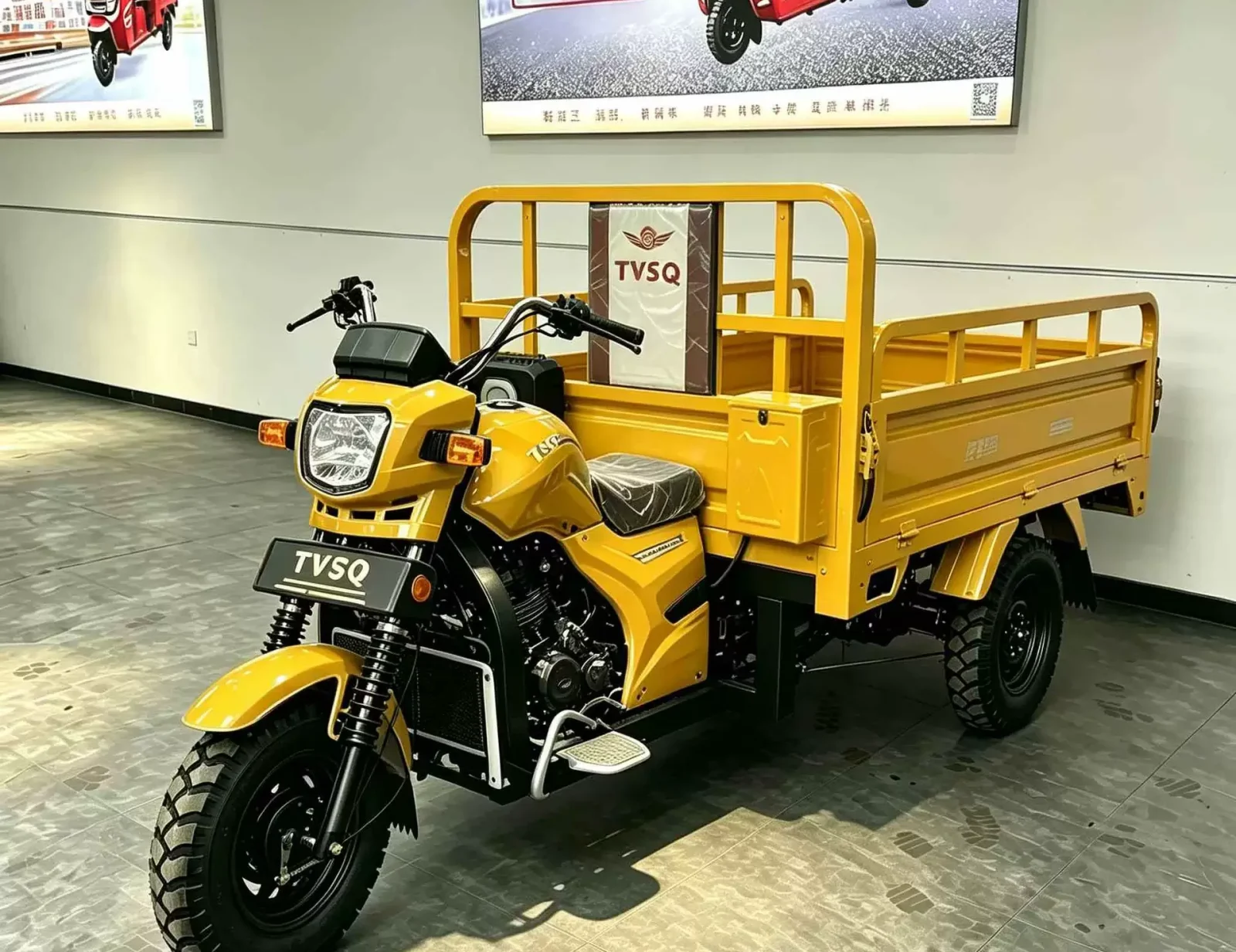 TRIVARO Fuel Cargo Trike for Export, 1 Seat — Model JS150ZH-5D