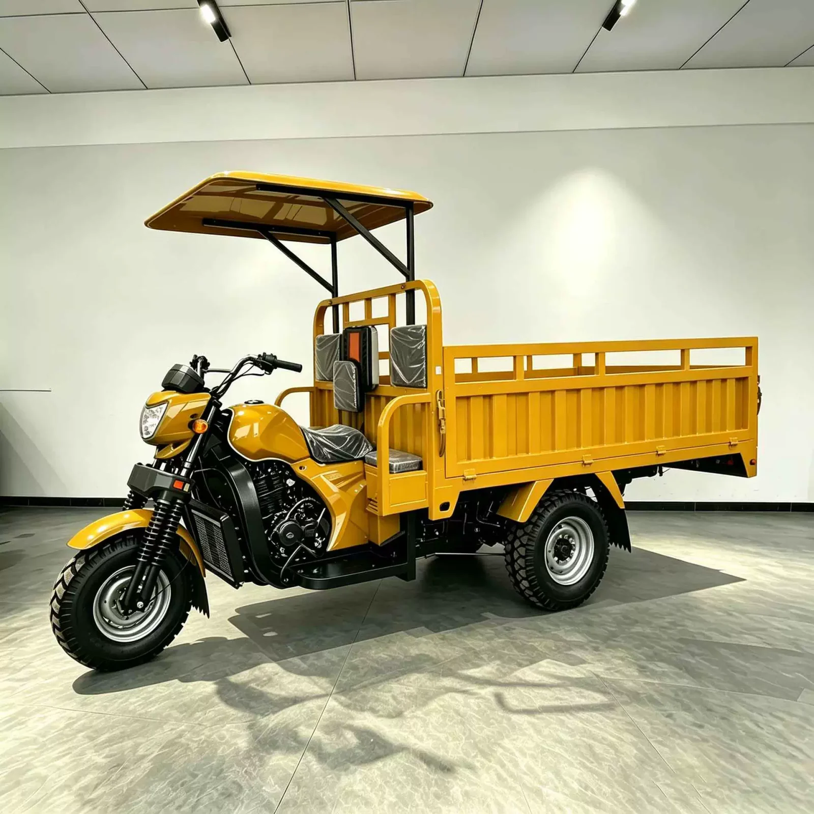 TRIVARO Fuel Cargo Trike for Export, 1 Seat — Model THREE-WHEEL-MOTORCYCLE