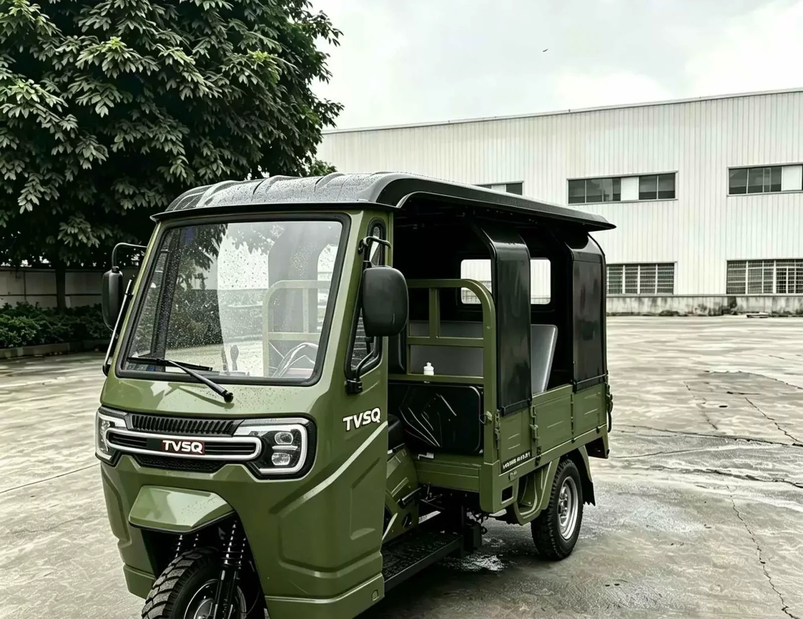 TRIVARO Fuel Passenger Trike for Export — Model DZY-DDC