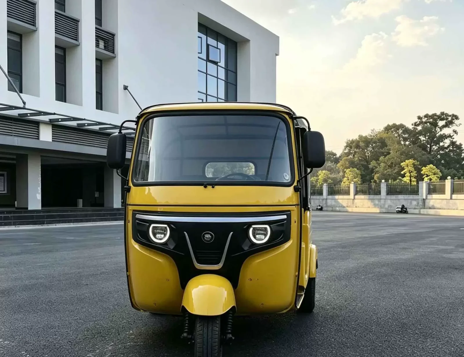 TRIVARO Electric Tricycle for Export, 1 Seat — Model MOTORCYCLE