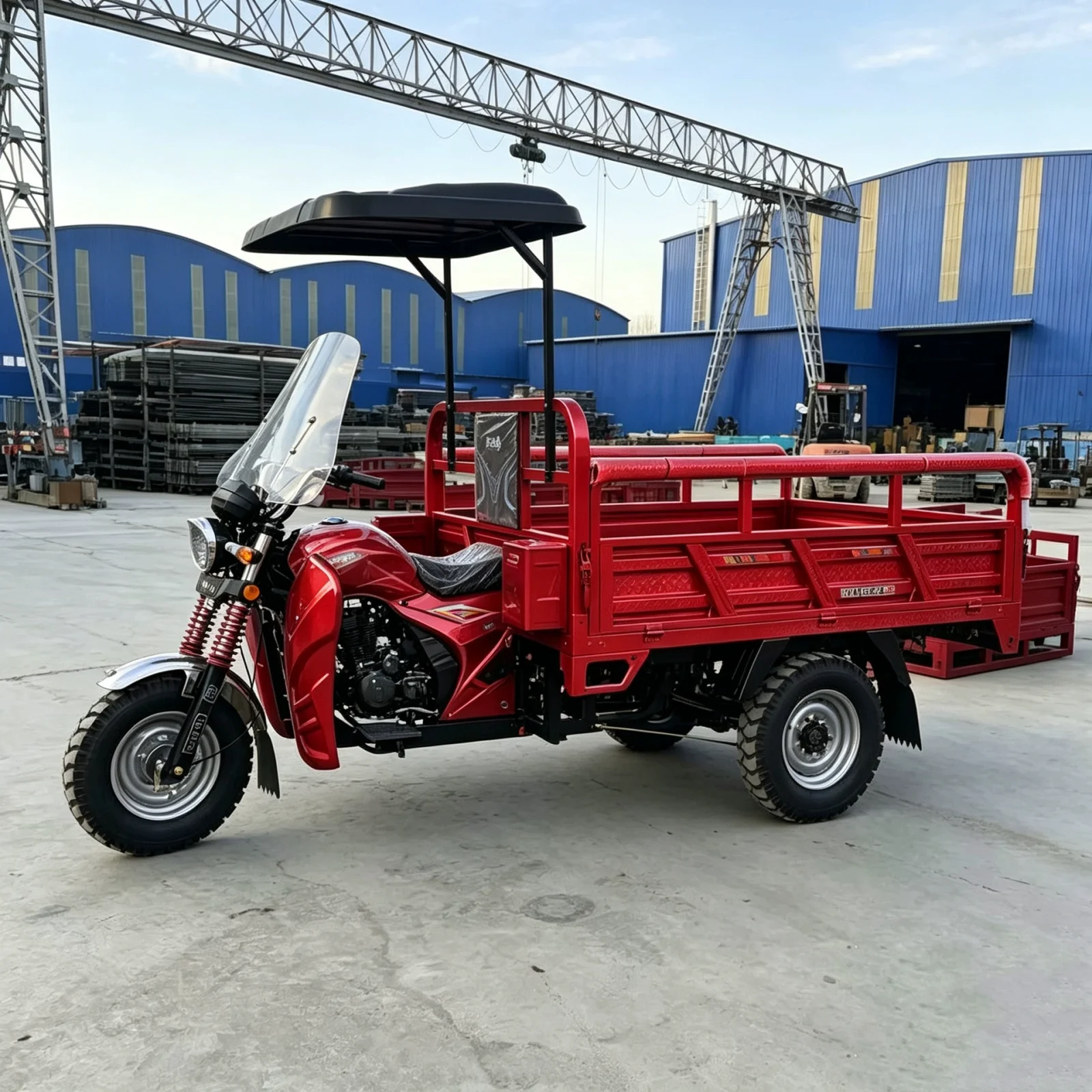 TRIVARO Fuel Cargo Trike for Export, 1 Seat — Model GASOLINE-MOTORCYCLE-TRICYCLE