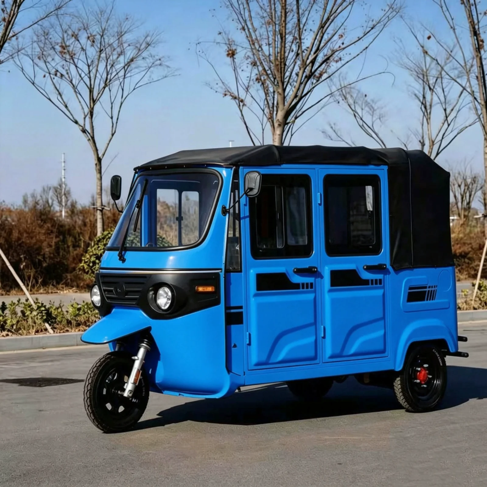 TRIVARO Fuel Cargo Trike Dump for Export, 1 Seat — Model TUK-TUK