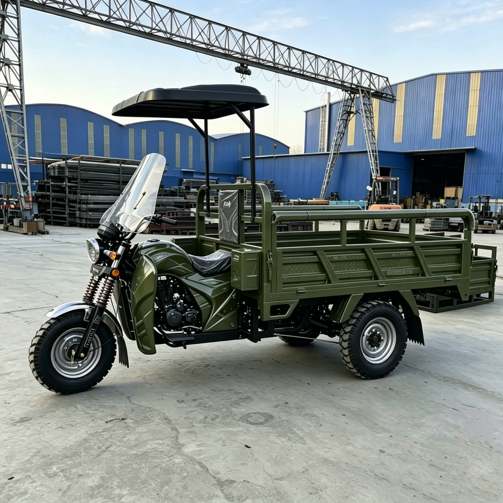 TRIVARO 350cc Cargo Trike for Export, 1 Seat — Model 150-350