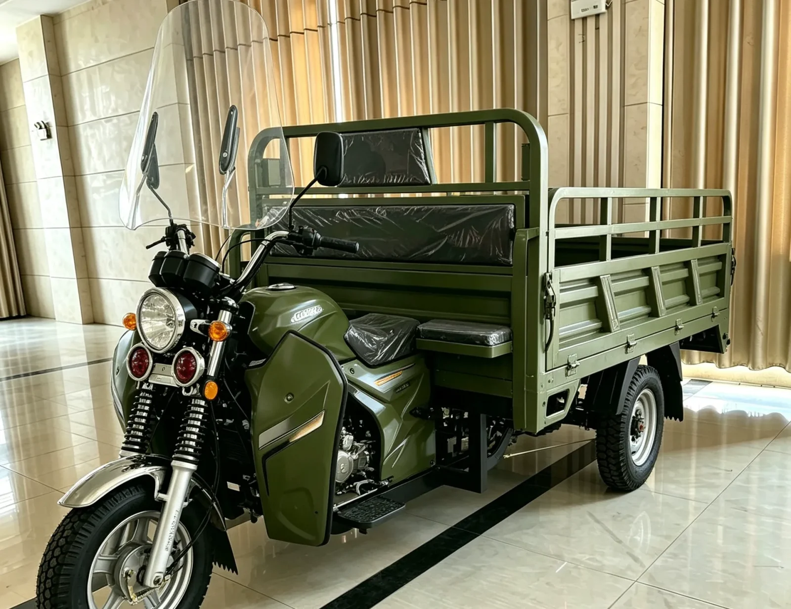 TRIVARO Fuel Passenger Trike for Export — Model TRV-66836366
