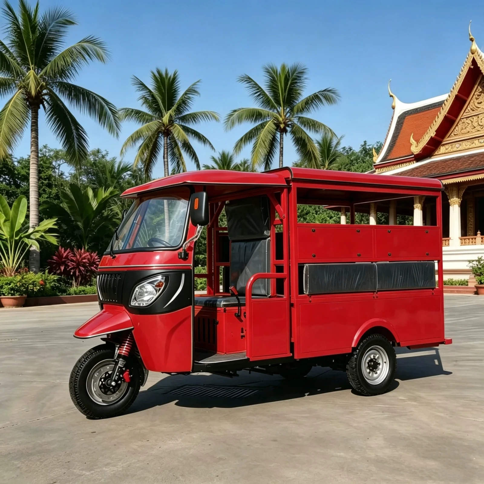 TRIVARO Fuel Passenger Trike for Export — Model TRV-55132107