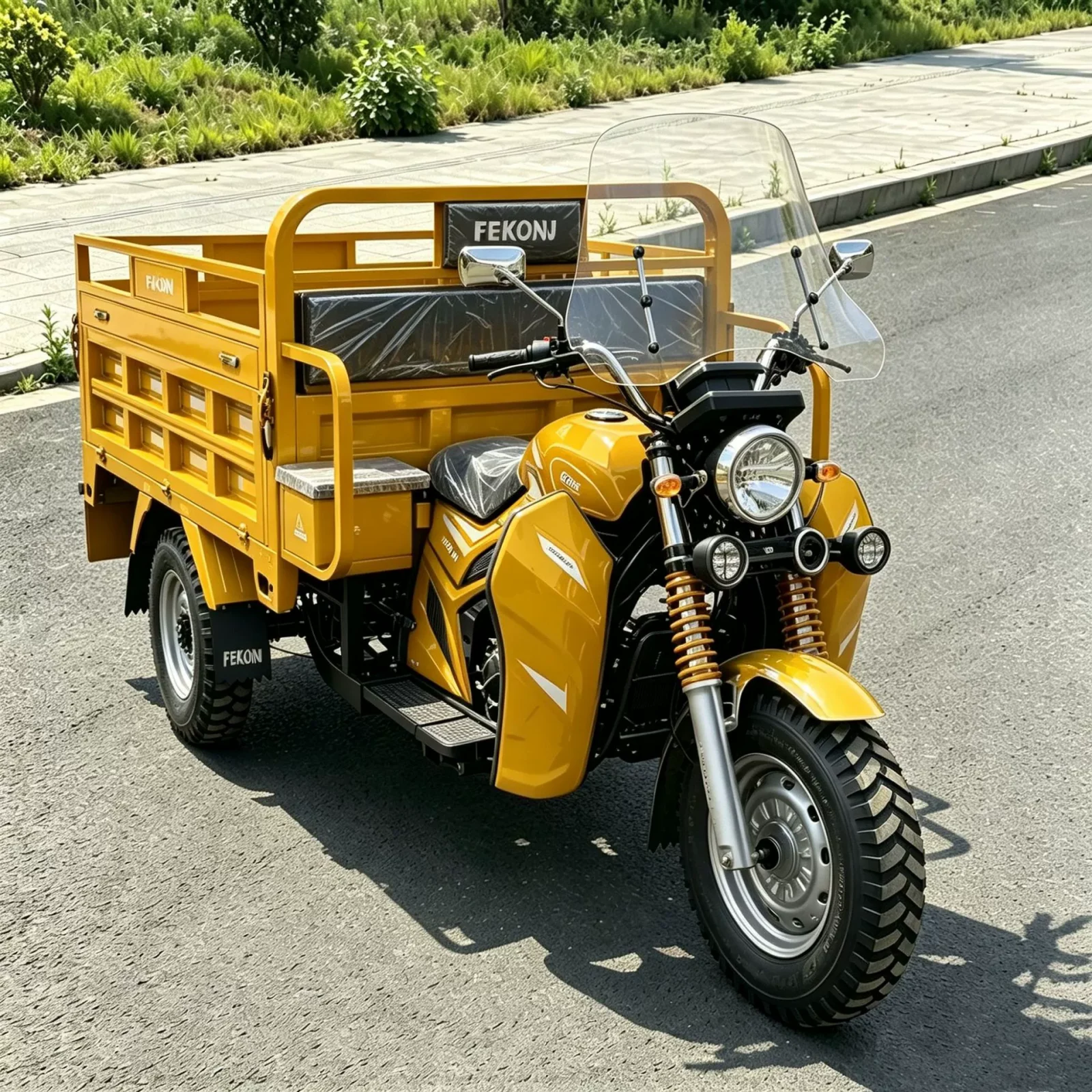 TRIVARO Fuel Cargo Trike 450kg Payload, 1 Seat — Model XL150ZH-Q1