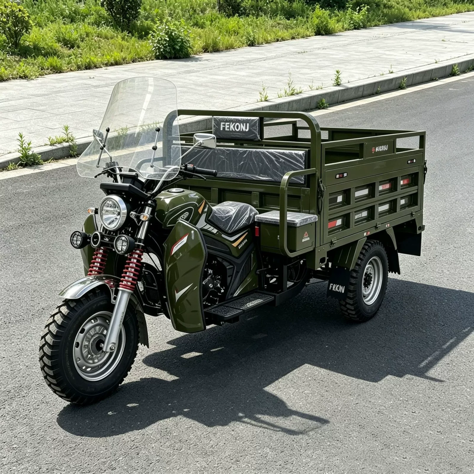 TRIVARO 350cc Cargo Trike for Export, 1 Seat — Model 150-350