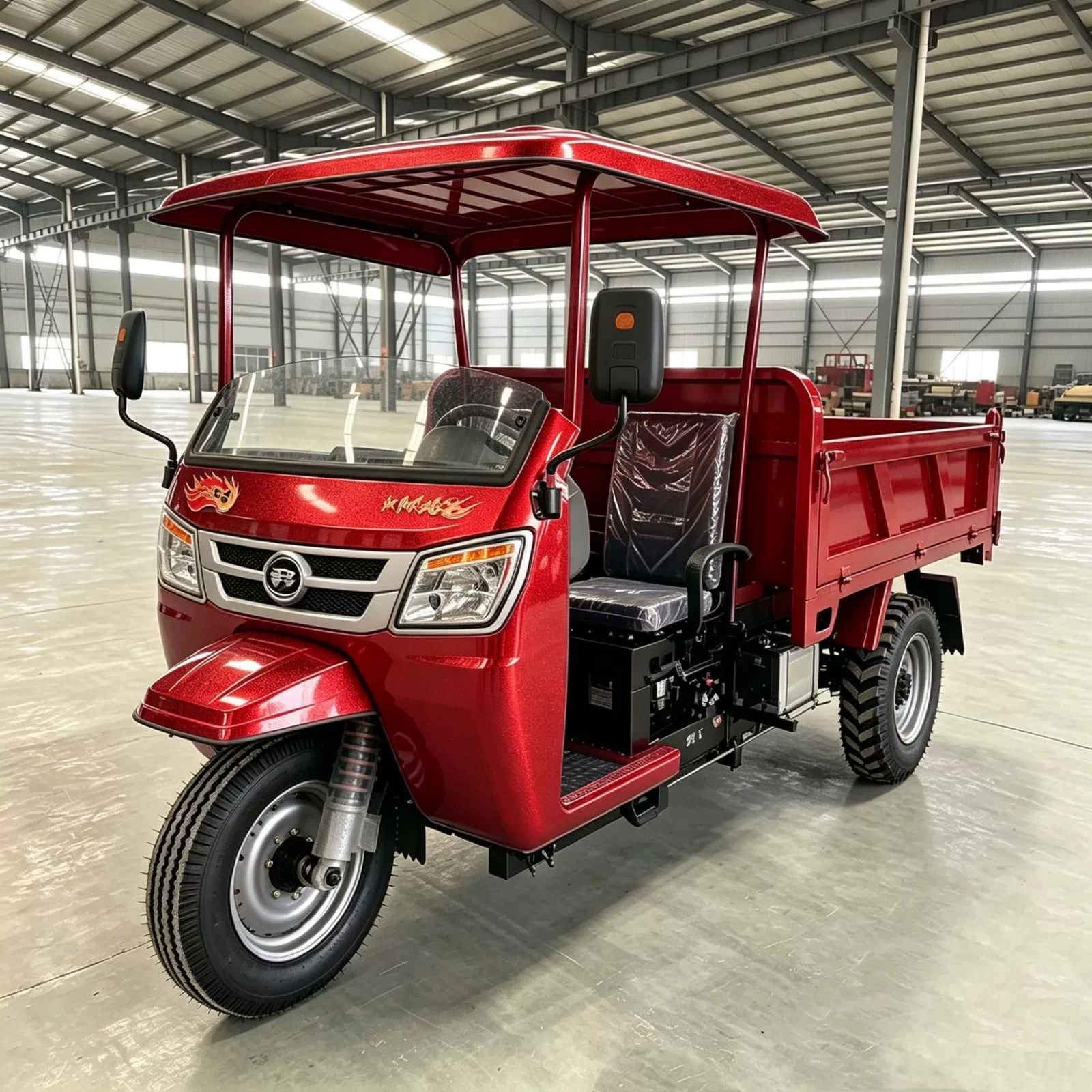 TRIVARO Diesel Cargo Trike for Export, 1 Seat — Model TRV-08597533