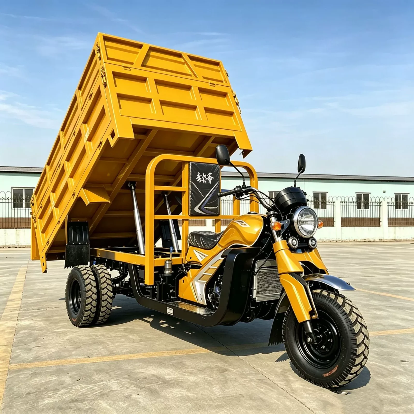TRIVARO Fuel Cargo Trike for Export, 1 Seat — Model THREE-WHEEL-MOTORCYCLE