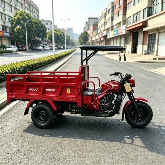 TRIVARO Fuel Cargo Trike Dump for Export, 1800kg Payload, 1 Seat — Model TRV-88737209