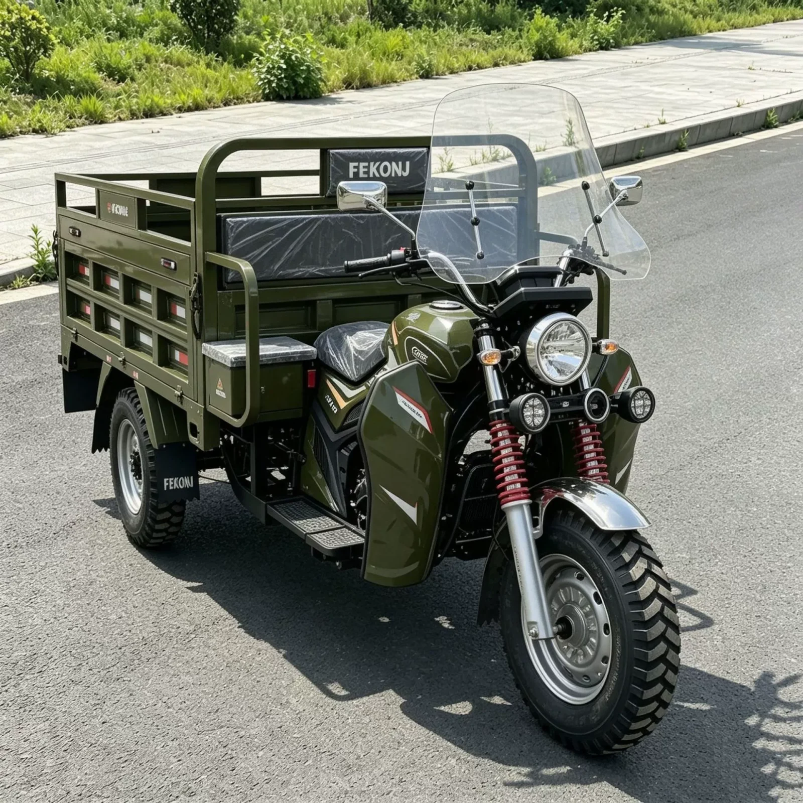 TRIVARO 350cc Cargo Trike for Export, 1 Seat — Model 150-350