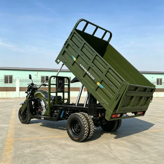 TRIVARO 300cc Cargo Trike Dump, 1 Seat — Model GJ150ZH-2A